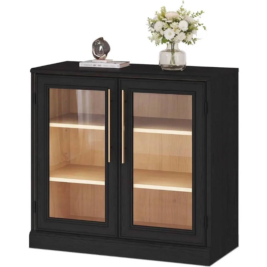 Door Handle - Modern display cabinet with glass doors