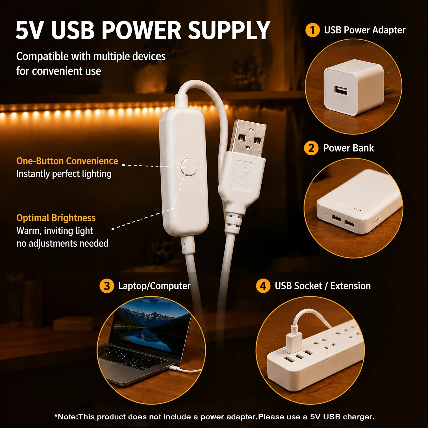 LED Strip Lights USB Button Co - Led Strip Lights review and price