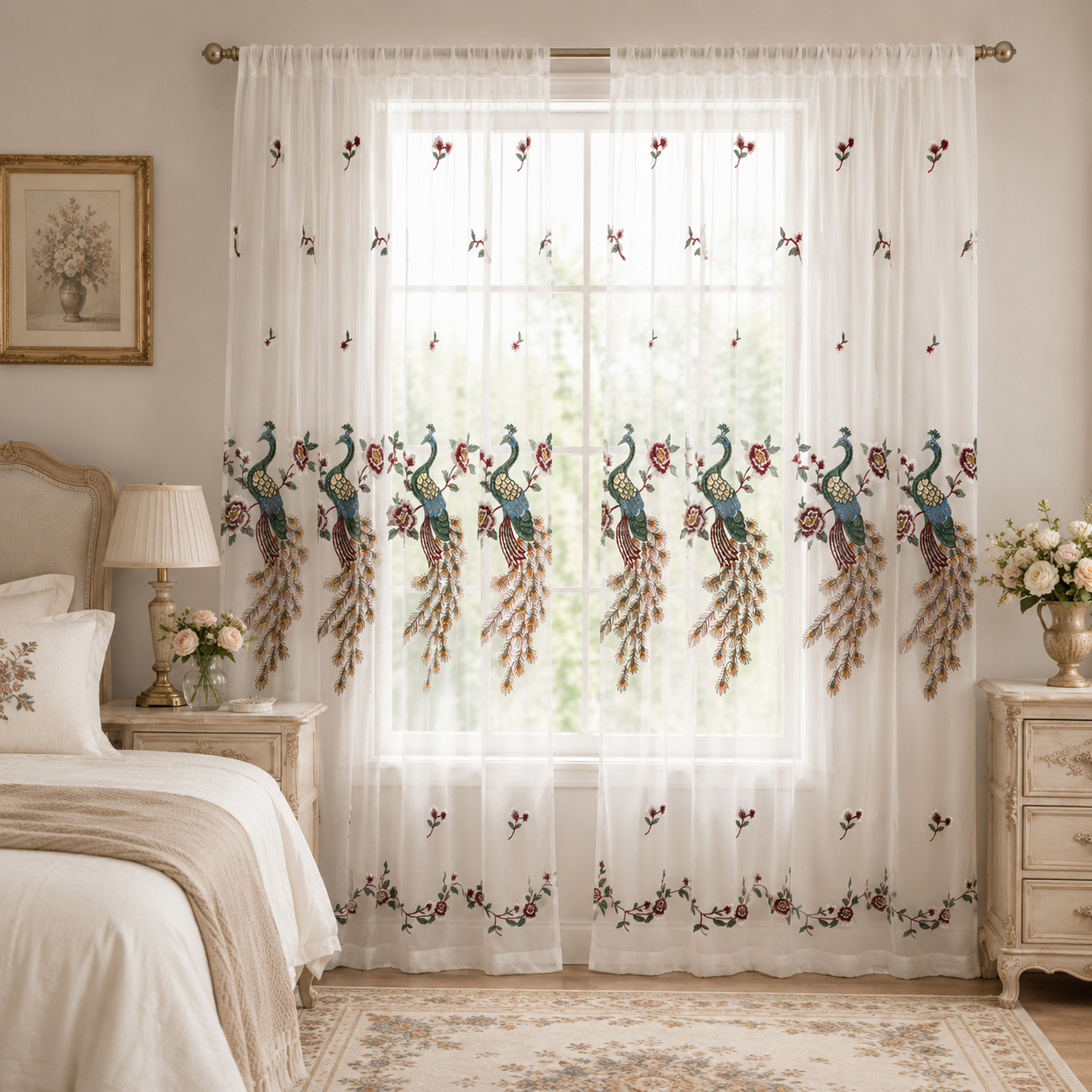 1 Piece, White Fresh Ins-Style - Curtain Rods review and price