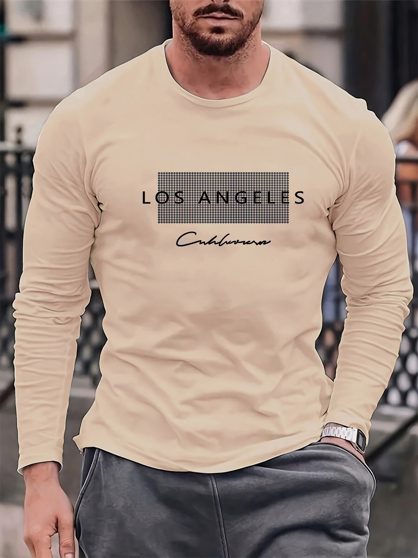 100% Pure Cotton Men's Long Sl - Wallpaper review and price