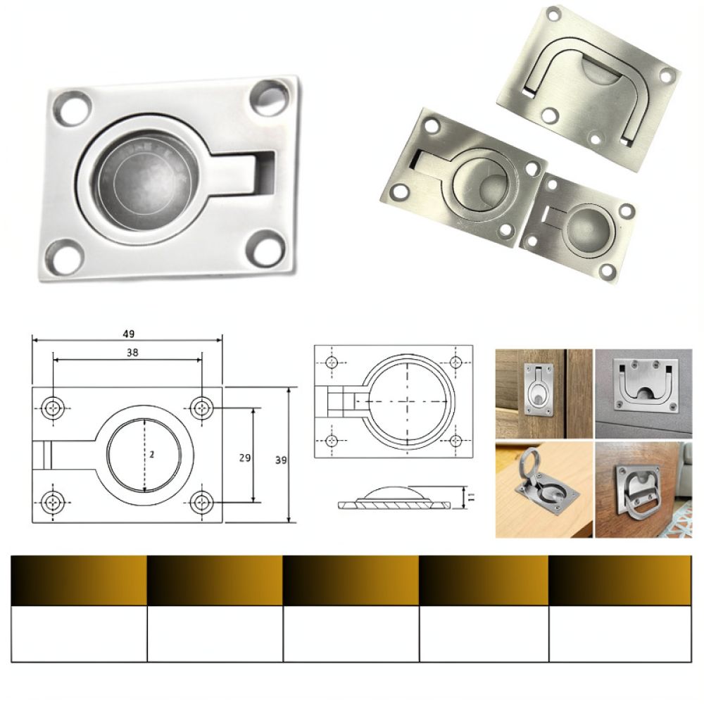 Hidden Flush Ring Handle 316 S - Door Handle review and price