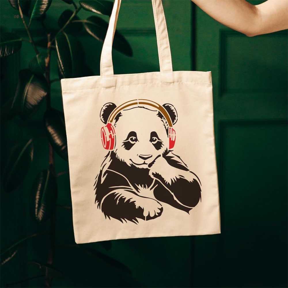 Panda Stencil with a Paint Bru - Paint Brush review and price