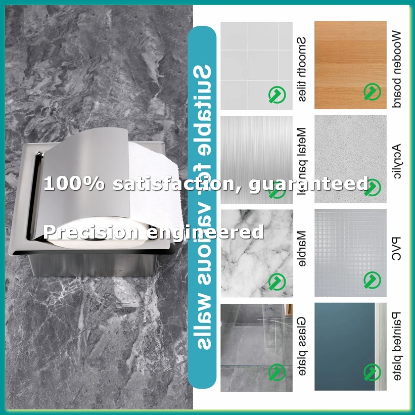 Stainless Steel Recessed Toile - Wallpaper review and price