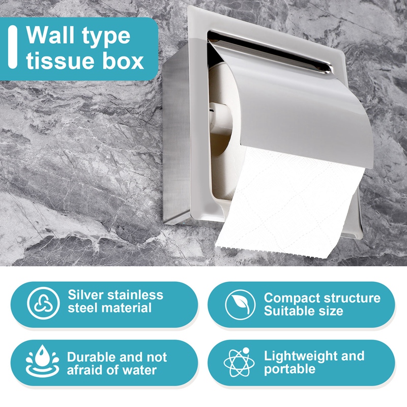 Stainless Steel Recessed Toile - Wallpaper review and price